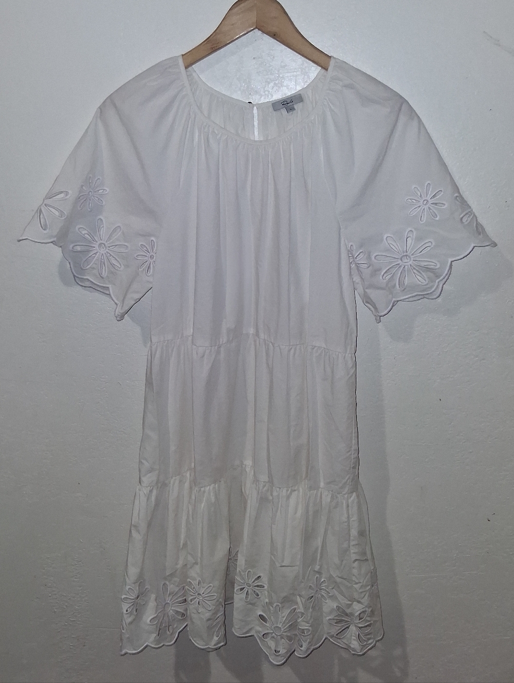 RAILS Arielle Eyelet Tiered Mini Dress - Picture 4 of 9